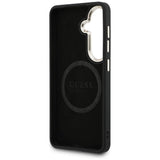 Husa de protectie Guess Perforated Logo MagSafe (GUHMS26S5PG4SRGK) compatibil cu Samsung Galaxy S26, Negru