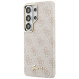 Husa de protectie Guess 4G Script MagSafe (GUHMS26L5P4FWMSP) compatibil cu Samsung Galaxy S26 Ultra, Roz
