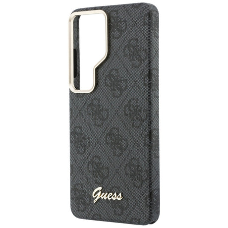 Husa de protectie Guess 4G Script MagSafe (GUHMS26L5P4FWMSK) compatibil cu Samsung Galaxy S26 Ultra, Negru