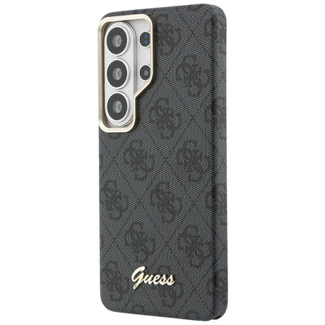 Husa de protectie Guess 4G Script MagSafe (GUHMS26L5P4FWMSK) compatibil cu Samsung Galaxy S26 Ultra, Negru
