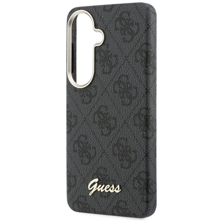 Husa de protectie Guess 4G Script MagSafe (GUHMS26S5P4FWMSK) compatibil cu Samsung Galaxy S26, Negru
