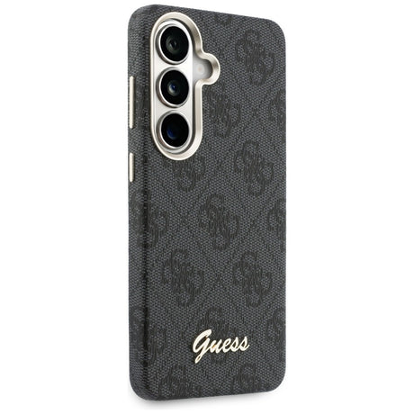 Husa de protectie Guess 4G Script MagSafe (GUHMS26S5P4FWMSK) compatibil cu Samsung Galaxy S26, Negru