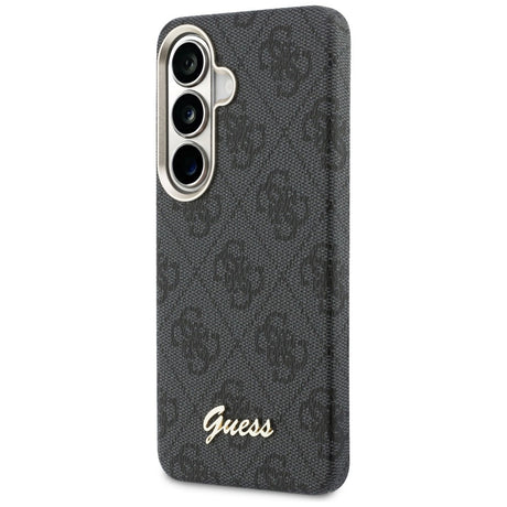Husa de protectie Guess 4G Script MagSafe (GUHMS26S5P4FWMSK) compatibil cu Samsung Galaxy S26, Negru