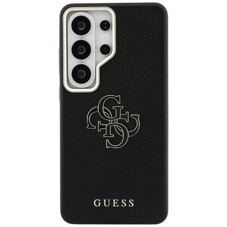 Husa de protectie Guess Grained Big 4G Metal Logo (GUHCS26L5PS4RGGK) compatibil cu Samsung Galaxy S26 Ultra, Negru