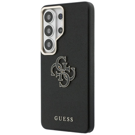 Husa de protectie Guess Grained Big 4G Metal Logo (GUHCS26L5PS4RGGK) compatibil cu Samsung Galaxy S26 Ultra, Negru