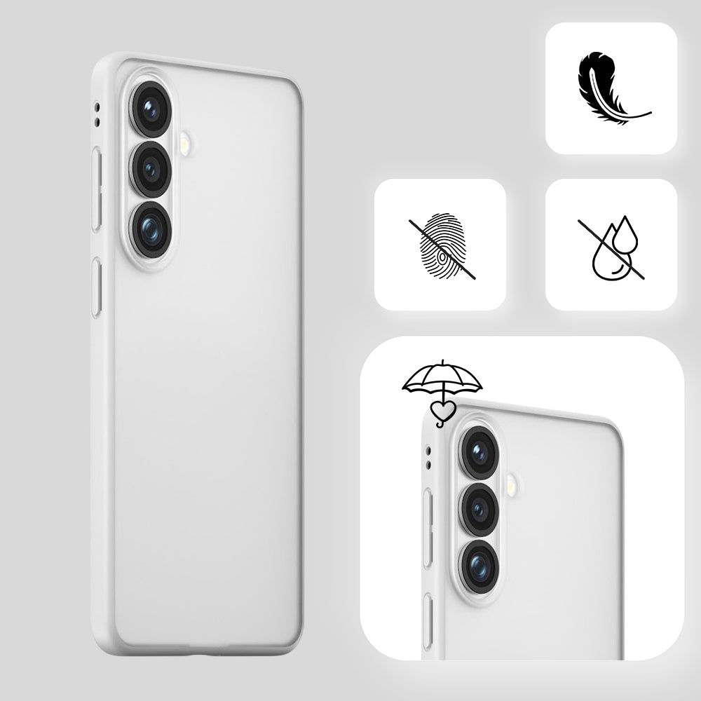 Husa de protectie Blueo APE Matte Series compatibil cu Samsung Galaxy S26, Gri Deschis