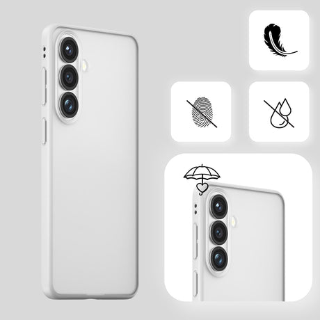 Husa de protectie Blueo APE Matte Series compatibil cu Samsung Galaxy S26, Gri Deschis