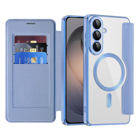 Husa de protectie Techsuit SmartMag Book compatibil cu Samsung Galaxy S26, Albastru Deschis
