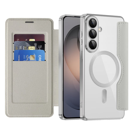 Husa de protectie Techsuit SmartMag Book compatibil cu Samsung Galaxy S26, Gri