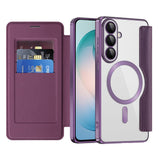 Husa de protectie Techsuit SmartMag Book compatibil cu Samsung Galaxy S26 Plus, Mov