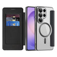 Husa de protectie Techsuit SmartMag Book compatibil cu Samsung Galaxy S26 Ultra, Negru