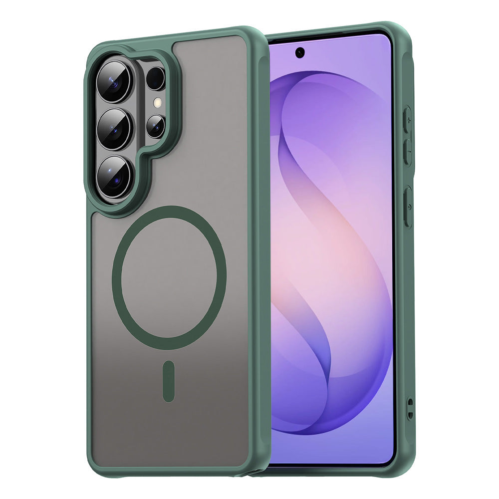Husa de protectie Techsuit HaloFrost II MagSafe compatibil cu Samsung Galaxy S26 Ultra, Verde