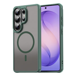 Husa de protectie Techsuit HaloFrost II MagSafe compatibil cu Samsung Galaxy S26 Ultra, Verde