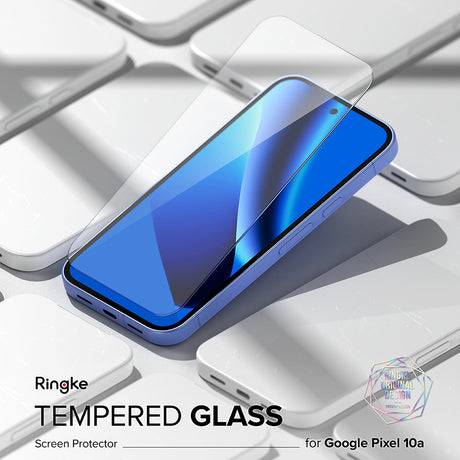Folie de protectie Ringke Tempered Glass compatibil cu Google Pixel 10a (2 pack), Transparent
