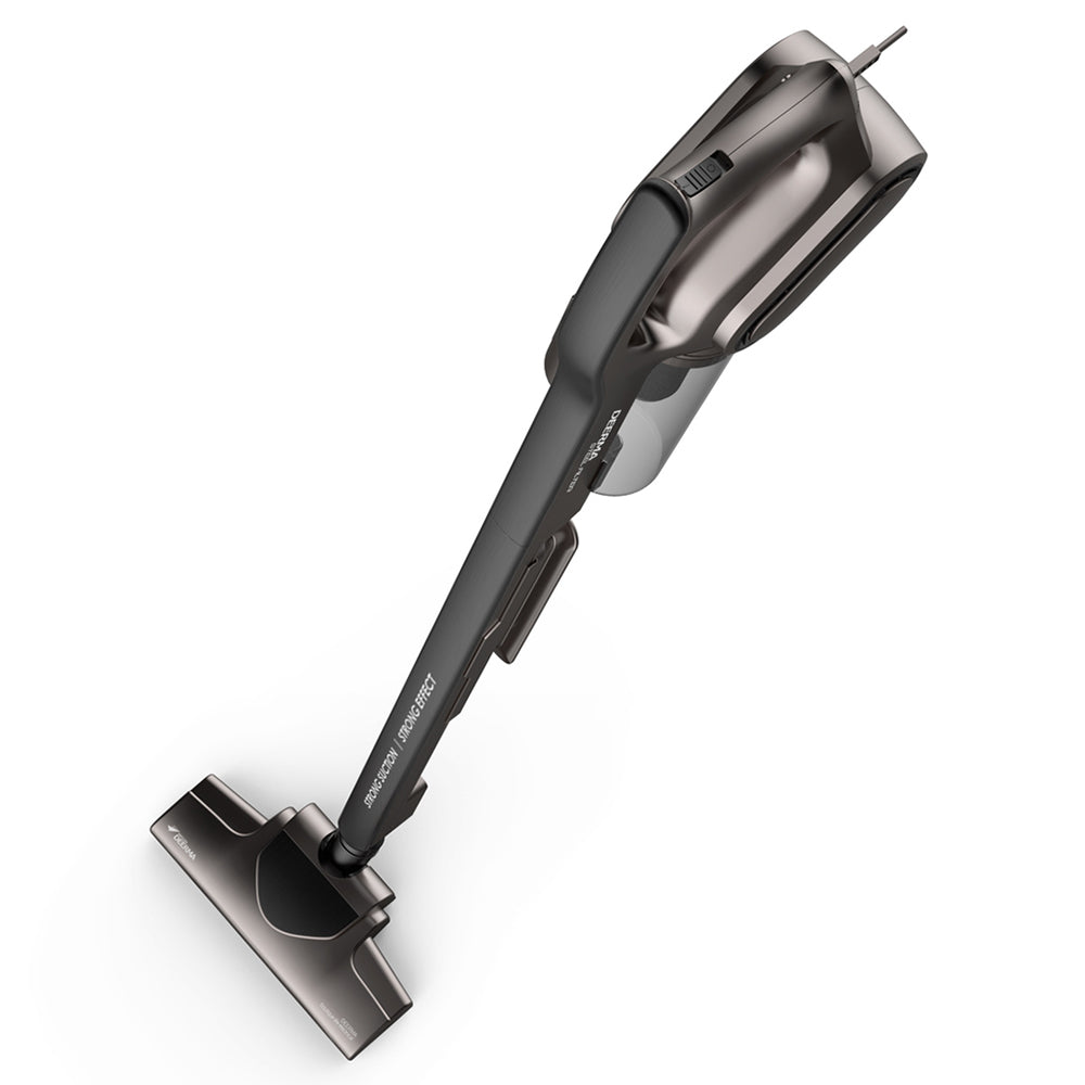 Deerma Vacuum Cleaner (DX700s), 600W, 0.6l, Dual Mode, with Round Brush, Long Crevice Nozzle, 5m Cord, Gri