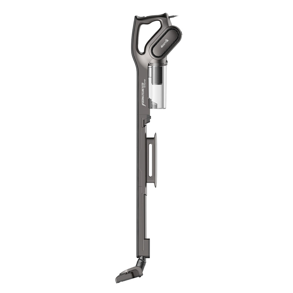 Deerma Vacuum Cleaner (DX700s), 600W, 0.6l, Dual Mode, with Round Brush, Long Crevice Nozzle, 5m Cord, Gri