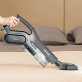 Deerma Vacuum Cleaner (DX700s), 600W, 0.6l, Dual Mode, with Round Brush, Long Crevice Nozzle, 5m Cord, Gri