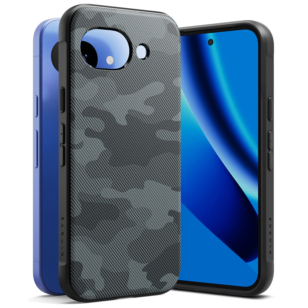 Husa de protectie Ringke Onyx compatibil cu Google Pixel 10a, Camo Black