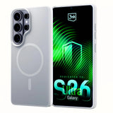 Husă 3mk Smoke MagCase albă pentru Samsung Galaxy S26 Ultra