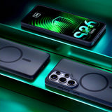 Husa de protectie 3mk Smoke MagCase compatibil cu Samsung Galaxy S26 Ultra, Gri