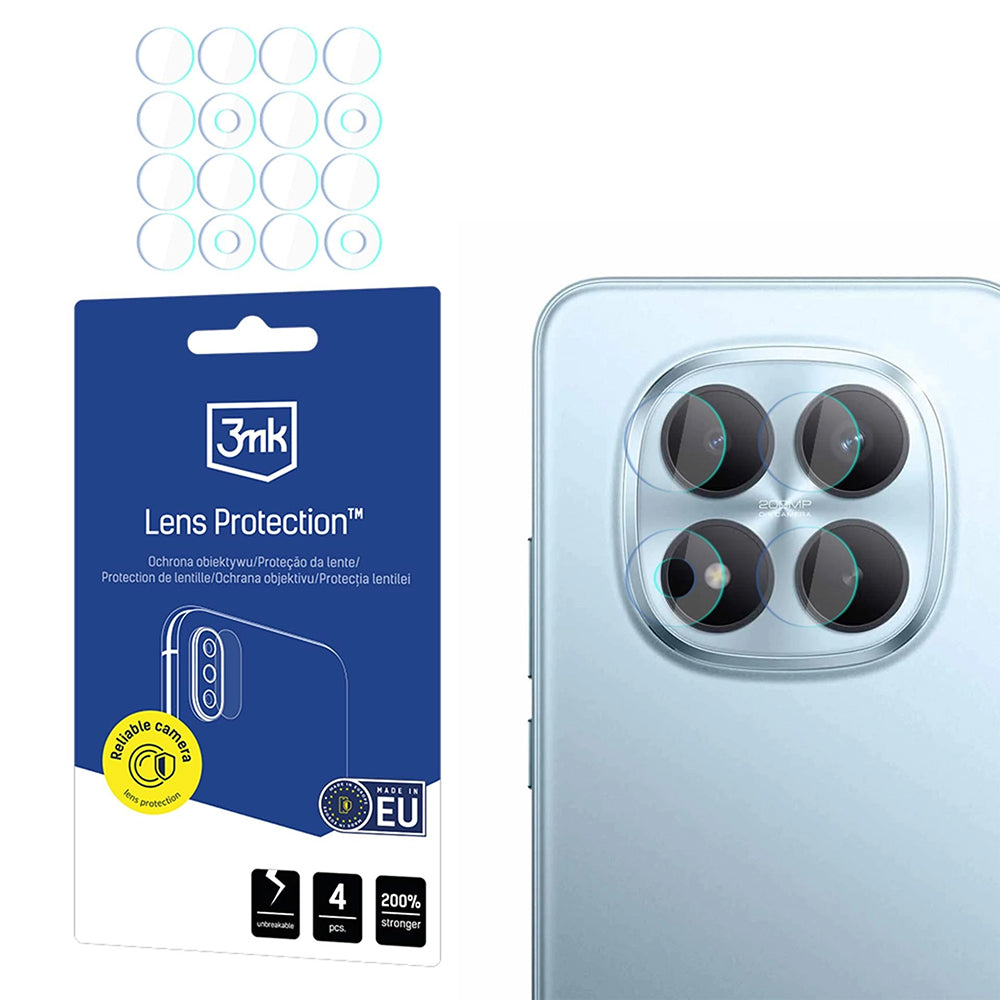 Folie de protectie 3mk Lens Protection (set de 4) compatibil cu Xiaomi Redmi Note 15 Pro+ 5G, Transparent