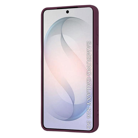 Husa de protectie Techsuit SoftFlex MagSafe compatibil cu Samsung Galaxy S26, Plum Red