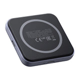 Stocare Ugreen Magnetic Card Reader CM898 (65095), 2x Type-C, SD/TF Card, PD100W Fast Charging, 312MB/s, 4K, 2TB, Gri