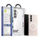 Husa de protectie Blueo Crystal Anti-Drop Series MagSafe compatibil cu Samsung Galaxy S26 Plus, Transparent