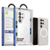 Husa de protectie Blueo Crystal Anti-Drop Series MagSafe compatibil cu Samsung Galaxy S26 Ultra, Transparent
