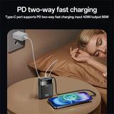 Baterie externa Yesido (YP97), 20000mAh, Type-C, 65W, Gri