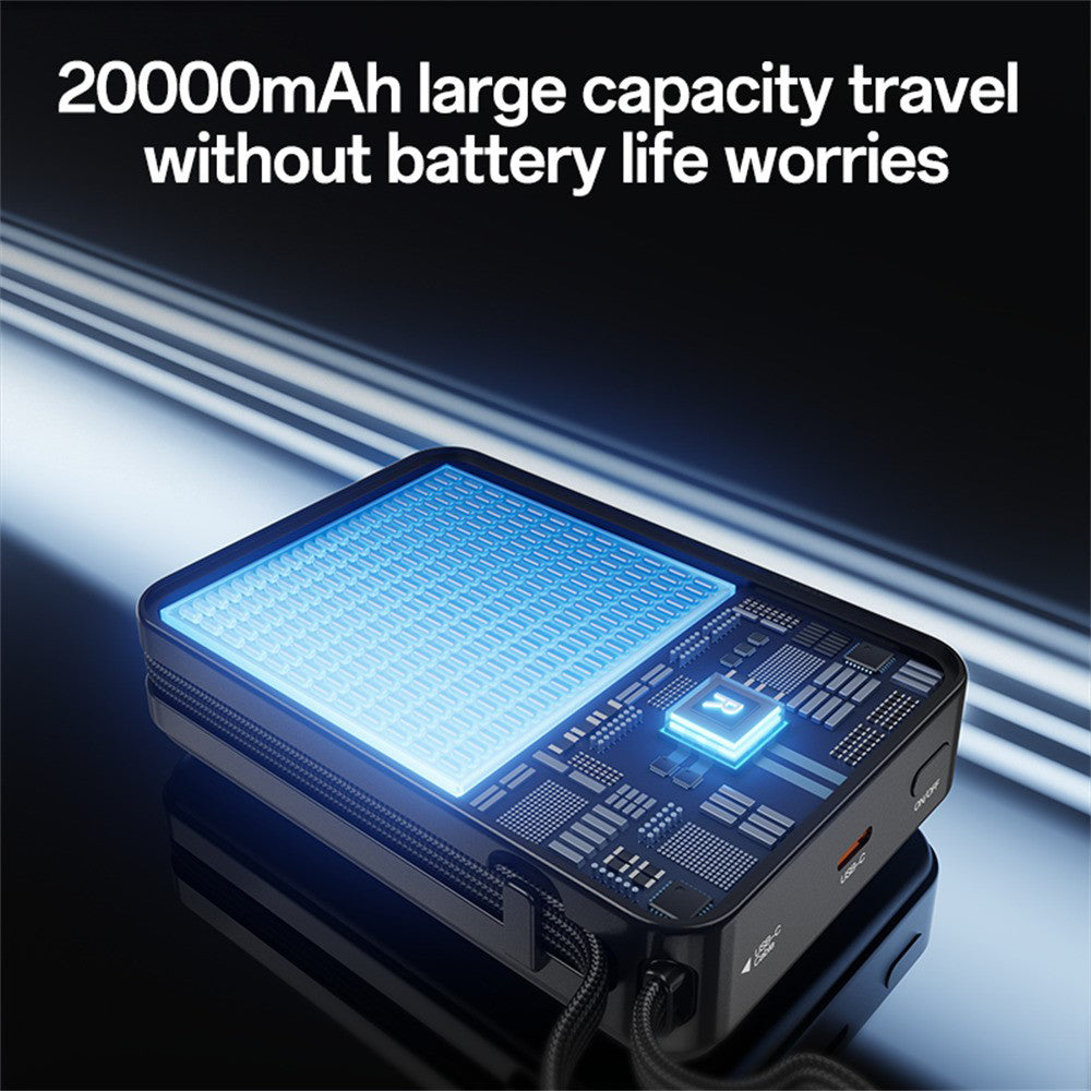 Baterie externa Yesido (YP97), 20000mAh, Type-C, 65W, Gri