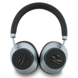 Casti Karl Lagerfeld Wireless Grained Initials (KLBHP73PSAKLSK), Over-Ear Headset, ANC, Bluetooth, Type-C, Negru