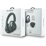 Casti Karl Lagerfeld Wireless Grained Initials (KLBHP73PSAKLSK), Over-Ear Headset, ANC, Bluetooth, Type-C, Negru