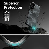 Husa de protectie Ringke Onyx compatibil cu Samsung Galaxy A57 5G, Camo Black