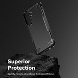 Husa de protectie Ringke Fusion X compatibil cu Samsung Galaxy A57 5G, Negru