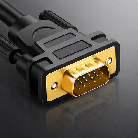 Cablu Ugreen VG101 (11633), VGA la VGA, 10m, Negru