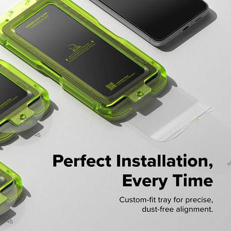 Folie de protectie Ringke Easy Slide Tempered Glass (set de 2) compatibil cu Samsung Galaxy A57 5G, Transparent