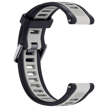 Curea smartwatch Techsuit Watchband 22mm (W053) compatibil cu Huawei Watch GT 2 (46mm)/GT 2 Pro/GT 3 Pro (46mm)/Ultimate, Xiaomi Watch S1, Gri