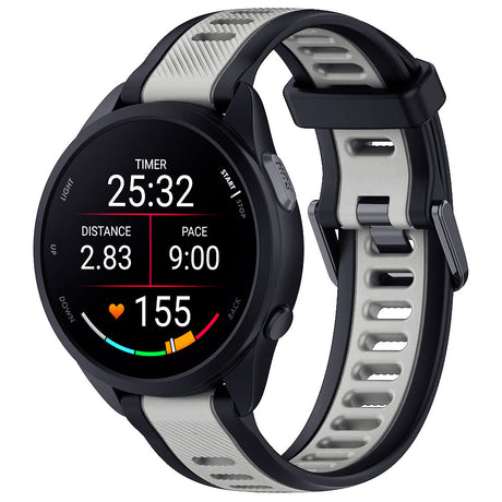 Curea smartwatch Techsuit Watchband 22mm (W053) compatibil cu Huawei Watch GT 2 (46mm)/GT 2 Pro/GT 3 Pro (46mm)/Ultimate, Xiaomi Watch S1, Gri
