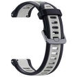 Curea smartwatch Techsuit Watchband 22mm (W053) compatibil cu Huawei Watch GT 2 (46mm)/GT 2 Pro/GT 3 Pro (46mm)/Ultimate, Xiaomi Watch S1, Gri