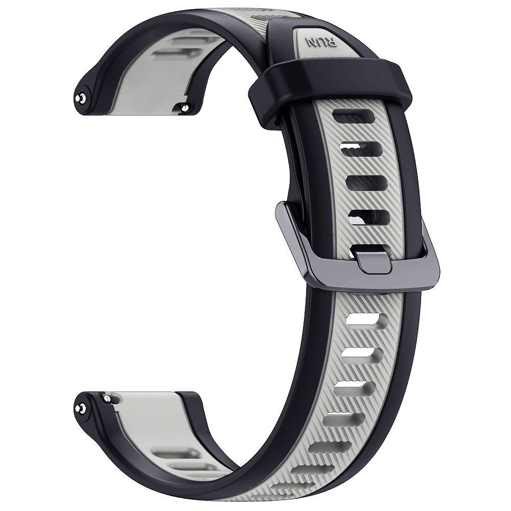 Curea smartwatch Techsuit Watchband 22mm (W053) compatibil cu Huawei Watch GT 2 (46mm)/GT 2 Pro/GT 3 Pro (46mm)/Ultimate, Xiaomi Watch S1, Gri