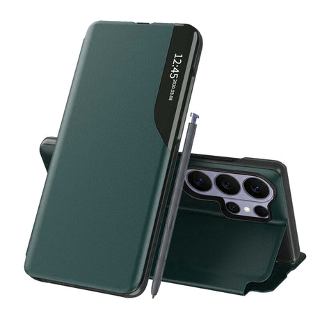 Husa de protectie Techsuit eFold Series compatibil cu Samsung Galaxy S26 Ultra, Verde Inchis