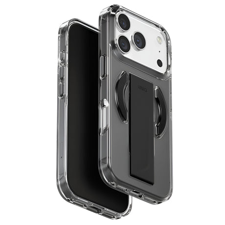 Husa de protectie UNIQ Heldro Air MagClick compatibil cu iPhone 17 Pro Max, Negru / Gray