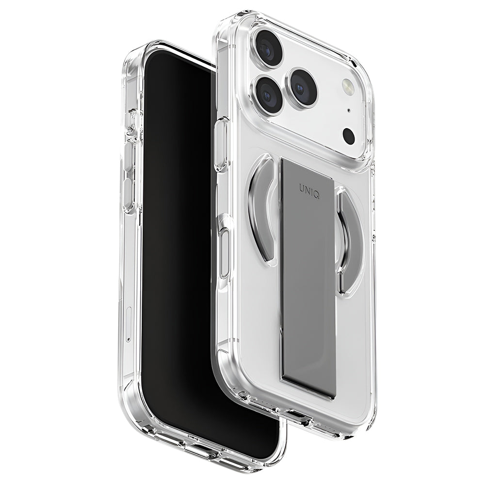 Husa de protectie UNIQ Heldro Air MagClick compatibil cu iPhone 17 Pro Max, Gri