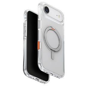 Husa de protectie UNIQ Swivix 360° Kickstand compatibil cu iPhone 17 Air, Argintiu