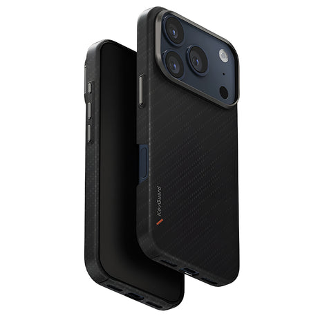 Husa de protectie UNIQ Keva Aramid compatibil cu iPhone 17 Pro, Grafit Trace