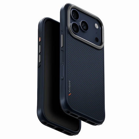 Husa de protectie UNIQ Keva Aramid compatibil cu iPhone 17 Pro Max, Bleumarin