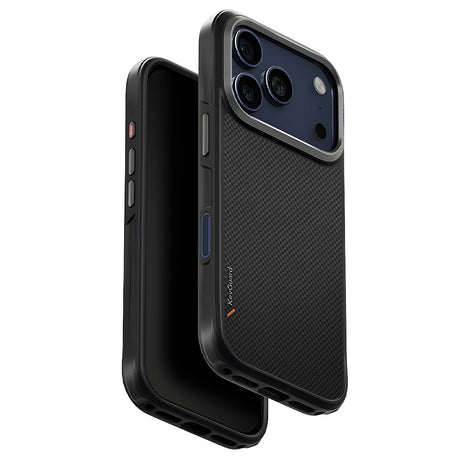 Husa de protectie UNIQ Keva Aramid compatibil cu iPhone 17 Pro, Negru