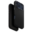 Husa de protectie UNIQ Lyden Leatherette compatibil cu iPhone 17 Pro Max, Negru