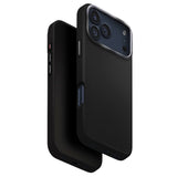 Husa de protectie UNIQ Lyden Leatherette compatibil cu iPhone 17 Pro, Negru